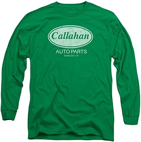 Tommy Boy Callahan Auto Mens Long Sleeve Shirt KELLY GREEN XL