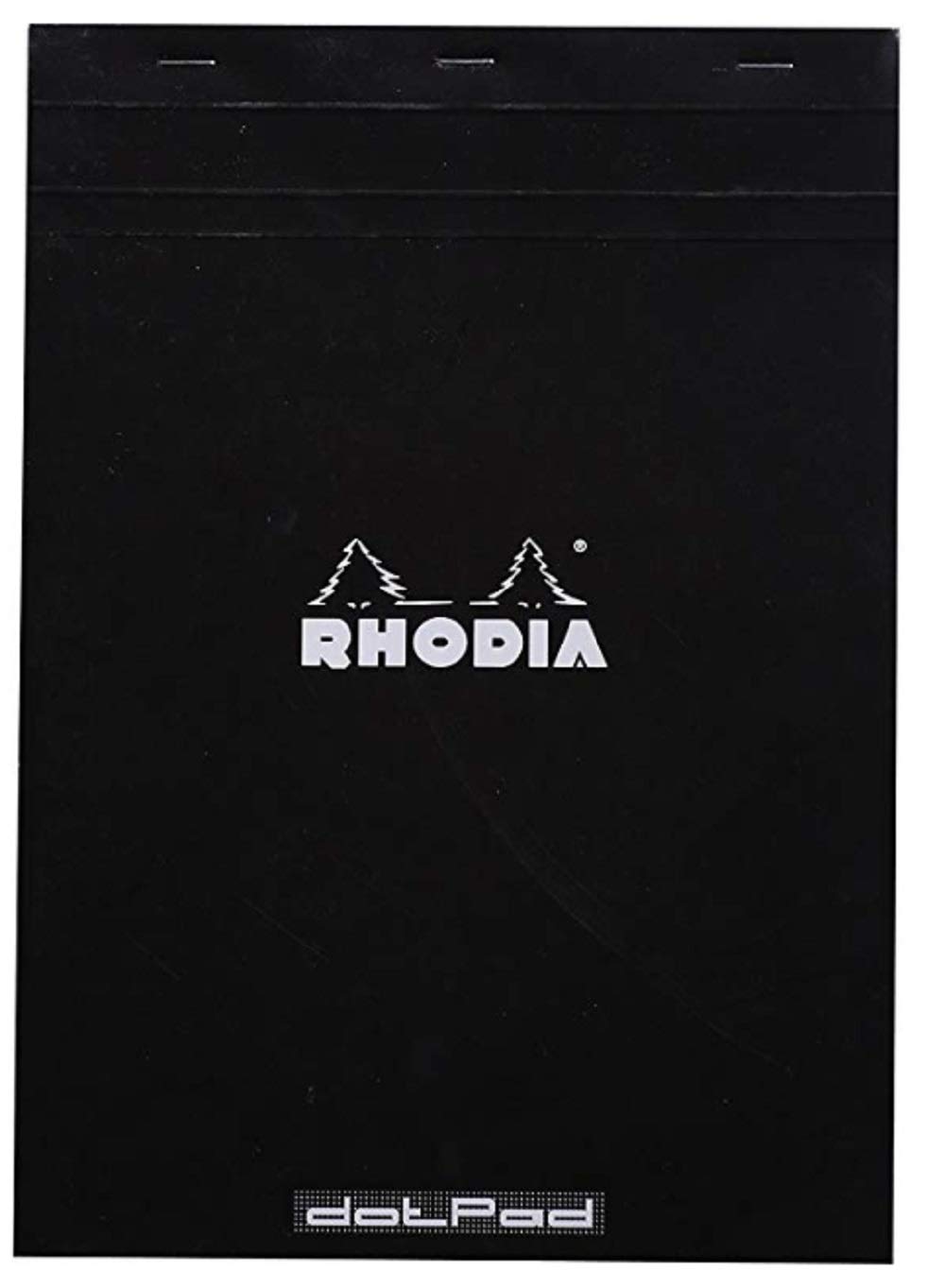 Rhodia 18559C - Stapled Notepad Dot pad N°18 Black - A4 - Dot Dotted - 80 Detachable Sheets - White Clairefontaine Paper 80 g/m² - Coated Card Cover - Pack of 5 pads