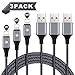 Lightning Cable, MFi Certified 4pack 3ft iPhone Charger Cable Nylon Braided Charging Cable Cord Compatible with iPhone Xs Max X XR 8 7 6s 6 Plus SE 5 5s, iPad Mini/Air/Pro, iPod