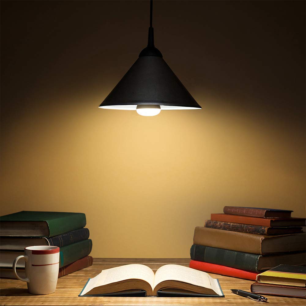 GALYGG R20 Dimmable LED Bulb 7W (50 Watt Equivalent) 500 Lumens 3000K (Warm White) E26 Medium Screw Base Flood Light Bulbs - 4 Pack