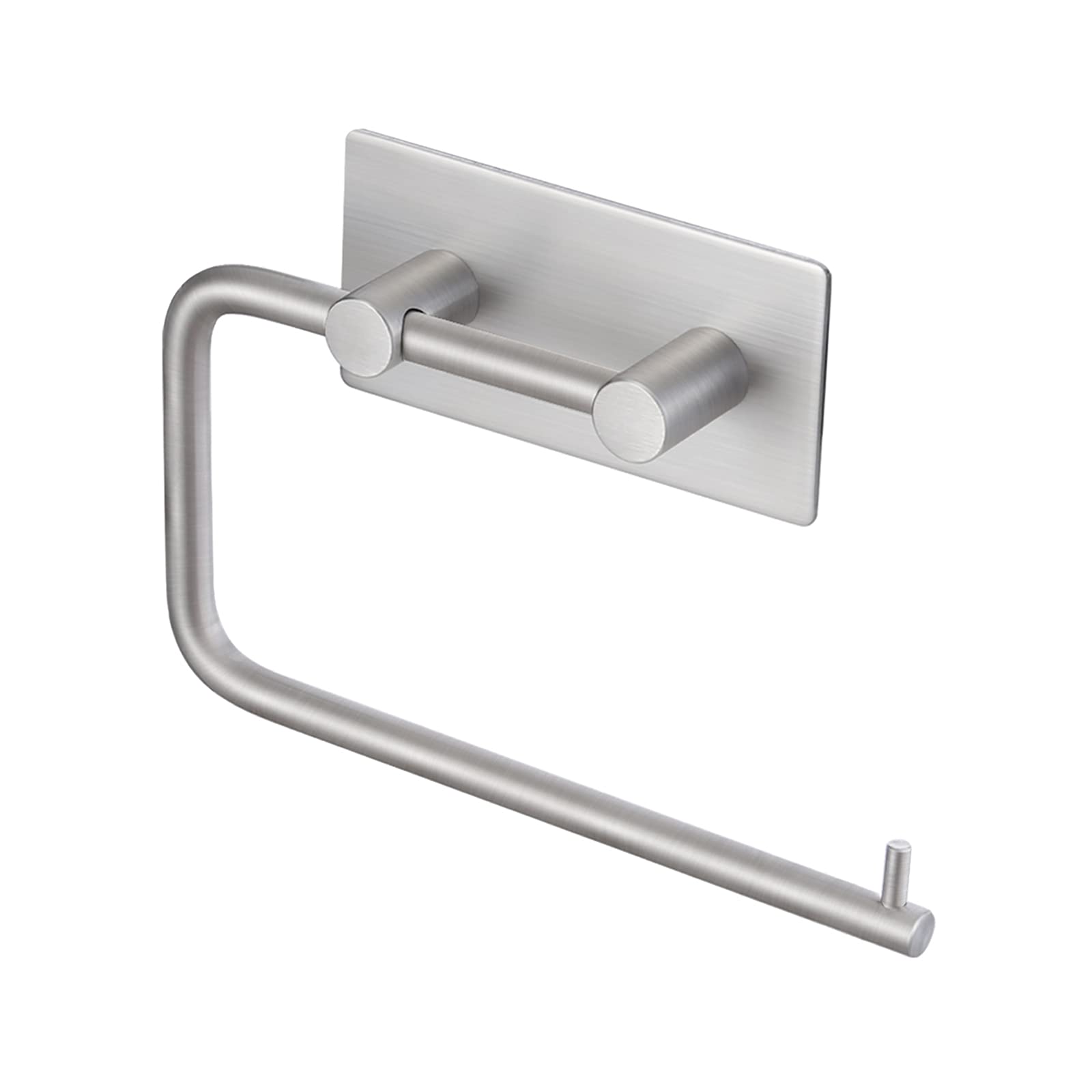 KES Toilet Roll Holder Self Adhesive Toilet Tissue Paper Dispenser Stick on Bathroom SUS 304 Stainless Steel Wall Mounted Brushed Finish, A7070-2