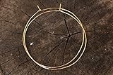 Thin 14K gold filled hoops hammered texture Boho chic jewelry