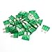 uxcell 30 Pcs 30A Car SUV Plug in Blade Fuse Green