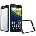Nexus 6P Case, RhinoShield [CrashGuard] Heavy Duty 11 ft Drop Protection [High Durability] Thin Lightweight Protective Bumper - Perfect w/Skin [Great for NFC and Fingerprint Scanner] - Dark Blue