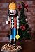 Traditional Wooden Collectible Hunter Nutcracker, Festive Christmas Décor, 15 Inch Tall Perfect for Shelves and Tables, 100% Wood