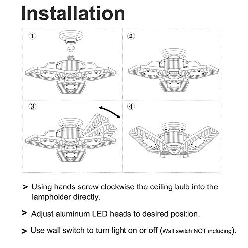 3 LZHOME+6500Lumens+Adjustable+Trilights+Ceiling