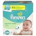 Pampers Natural Clean Unscented Water Baby Wipes 7X Refill Packs, 504 Count,72 Count (Pack of 7)