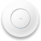 Cudy BE11000 Wi-Fi 7 Gigabit Mesh Access Point, 10G SFP+, 2.5G PoE, AP11000 | Tri-band 11000 Mbps, 1500 sq ft, 300+ Clients, Multi-SSID, Captive Portal, Multiple Power Options, No Adapter Included