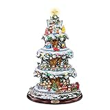 Bradford Exchange A Peanuts Christmas Tabletop Christmas Tree with Lights, Music, and Motion