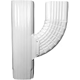 Downspout Gutter Y Connector rain gutter downspout extensions (3x4 Upright（One Upright）)