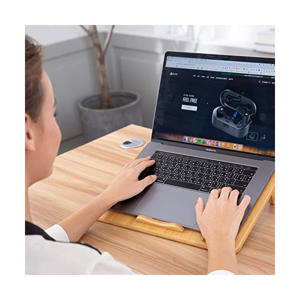 KLIM-Bamboo-Laptop-cooling-pad-Adjustable-speed-Cooling-stand-with-fans-and-bamboo-structure-for-laptops-between-10-and-156-Extra-USB-port KLIM Bamboo - Laptop cooling pad - Adjustable speed - Cooling stand with fans and bamboo structure, for laptops between…