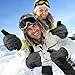 Palmyth Waterproof Ice Fishing Winter Gloves Warm for Cold Weather Men and Women 3M Thinsulate Windproof Insulated Thermal for Ski, Shovel Snow, Snowboard, Snowmobile, Touch Screen (Gray, Large)