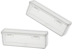 VILLCASE Portable Dustproof Eyeglass Storage Cases with Lids 2pcs Pp Sunglass Organizer for Travel