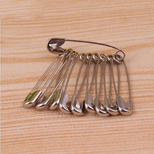 25mm 100pcs Silver Hijab Strong Safety Pins DIY Sewing Tools Accessory