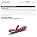 SVAKOM Lucas Powerful Ultra-long Battery Intelligent G-spot Large Rechargeable Rabbit Vibrator(Violet).