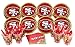 NFL San Francisco 49ers Plate, Napkin, Cup, Fork, Spoon, Knife Party Set for 8