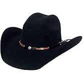 El General Men's Cowboy Hat Texana 50X Horma Toro Color Black Wool