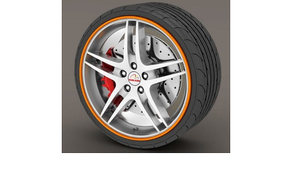 Rimblades – Protectores adhesivos de llantas, color naranja ...