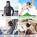 Earmuff Headphones,WU-MINGLU Bluetooth Earmuffs,Wireless Music Over-Ear Headsets Ear Warmer,Foldable Soft Earmuffs,Ear Muffs for Winter Outdoor Men Women (Black)