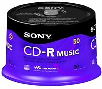 Sony 50CRM80RS Audio  CD-R, 50-Pack Spindle