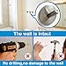 [4 Pack] Adhesive Towel Hooks, EMISK 304 Stainless Steel Robe Hook Hanger, Waterproof Wall Hooks Holder for Bathroom Kitchen and Bedroom