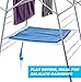 Minky Drying Rack, 78', Silver