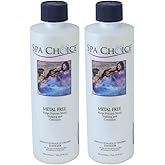 SpaChoice 1-Pint 2-Pack Premium Metal Free, Metal Gone for Spa Hot Tub, Made in USA