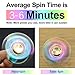 Fidget Spinner, Greatever EDC Fidget Toy Stress Reducer Time Killer Fingertip Gyro Hand Spinner Focus Toy Finger Toy for ADHD, Anxiety, Boredom, Autism Adult Kids (S1C Rainbow)