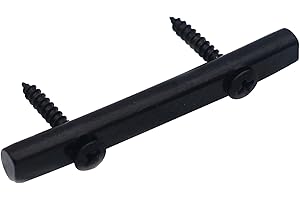 DGFJY Headstock String Retainer Tension Bar For Electric Guitar Replacement 45mm String Retainer Bar For Guitar Accessories String Tension Bar Guitar String Retainers Bar Black Electric Guitar Accessories