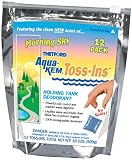 Aqua-Kem Morning Sky Toss-Ins RV Holding Tank Treatment - Deodorant / Waste Digester / Detergent - Pack of 12 - Thetford 96012