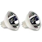 Tawelun ELC 24V 250W Halogen Bulb MR16 GX5.3 Base Dimmable 3300K Warm White for Stage Studio Projector（2 Pack）
