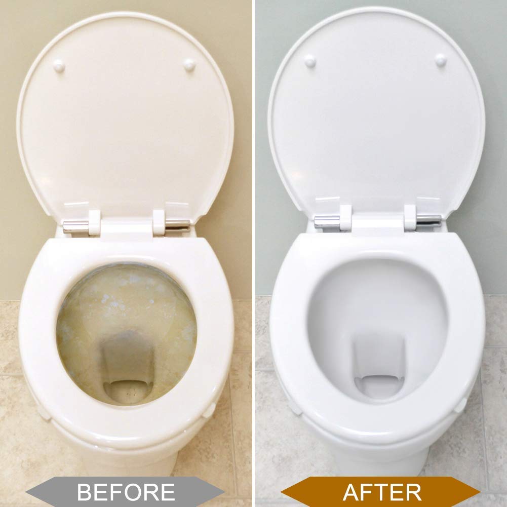 6-Pack PUMIE HDW Scouring Stick for Toilet Bowl Cleaning, Cleans Toilet Bowl Hard Water Rings, Buildups, Rust & Tough Stains, Perfect Pumice Stone for Cleaning Bathtub, Pools, Kitchens, Sinks & Grills