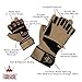 Weightlifting Gloves for Crossfit Workout Training - Fitness Gym Bodybuilding Gloves for Men or Women - Best for Heavy Weight Lifting Exercise Integrated Full Wrist Support Wraps (Desert Tan, L)