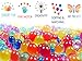 SooperBeads Water Beads Rainbow Mix (1 Pound Bulk) 50000 Non-Toxic Water Growing Sensory Beads Toy for Kids Fine Motor Skills Development, Tactile Play, Spa Refill, DIY Stress Ball, Home Décor