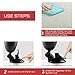 ZEMALIA Z-Chamber Plus Hands-Free Vagina Pocket Male Masturbators Cup Sex Toys for Male Realistic Textured Male Masturbation Discreetly Packed (Black)