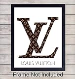 Designer Couture Fashion Unframed Wall Art Print - Gift for Women, Woman, Wife, Her, Fashionista, Girls, Teens - Chic Glam Home Decor for Bedroom, Living Room, Office - Unique 8x10 Photo Picture