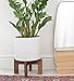 Mid Century Wood Plant Stand Indoor - Adjustable for pots up to 10 Inches - Pedestal Century Modern Plant Stool - Wooden Flower Planter Holder Corner Floor Living Room Bedroom - POT NOT INCLUDED