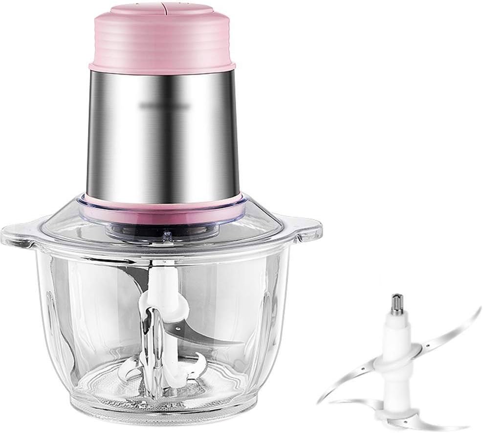 TJLbb Stainless Steel Meat Grinder - Household Multi-function Small Electric Vegetable Stuffing Dumplings Meat