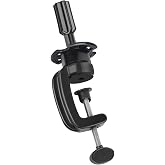 1Pack Wig Mannequin Head Stand,Wig Head Stand Clamp,Mannequin Head Holder | Cosmetology Manikin Stand,360&deg; rotation,Easy to Install,Fits Any Table,For Wig Styling &amp; Cosmetology Training,Portable