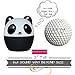 Mini Bluetooth Speaker - 2 inches tall, Crytal Clear Room-Filling Sound, Portable Wireless Speaker. Rechargeable, Cordless, Mini Travel Speaker. For iPhone, iPod, MP3 Player, Etc.. Black & White