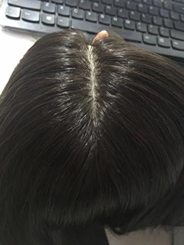 100% top virgin human hair wig toupee for women 130% density human hair topper half-wig to add hair volume