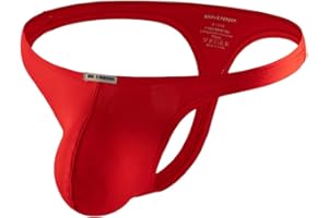 DKEGIFF Mens Thong Underwear Mens G Strings & Thongs Underwear Stretch Comfort Men's Thong G-String Underwear Male Thong