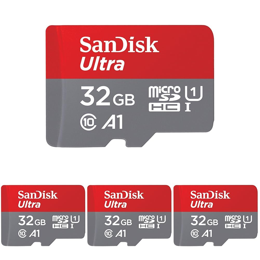 SanDisk 32GB Ultra microSDHC UHS-I Memory Card with