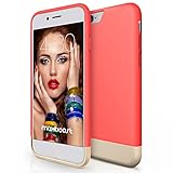 iPhone 6 Plus Case, Maxboost [Vibrance Series] For Apple iPhone 6 Plus Case (5.5) (2014) Protective Hard Cover- Italian Rose/Champagne Gold