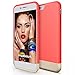 iPhone 6S Plus Case, Maxboost [Vibrance S] Slider Style Protective Case SOFT-Interior Cover for iPhone 6 Plus 2014 / 6S Plus 2015 - Italian Rose/Champagne Gold