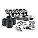 Swann HD (1280 x 720) Security System, 8 Channel DVR with 8 x High Definition 1MP Pro-A850 Weatherproof Aluminum Surveillance Cameras, Motion Detection day/night, HDMI & VGA output, Smartphone Viewing (SWDVK-844008)
