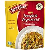 Tasty Bite Thai Entrée Bangkok Vegetables 10 Ounce (Pack of 6), Fully Cooked Thai Entrée with Vegetables in Coconut Milk with Thai Basil &amp; Lemongrass Vegetarian, Gluten Free, Ready to Eat