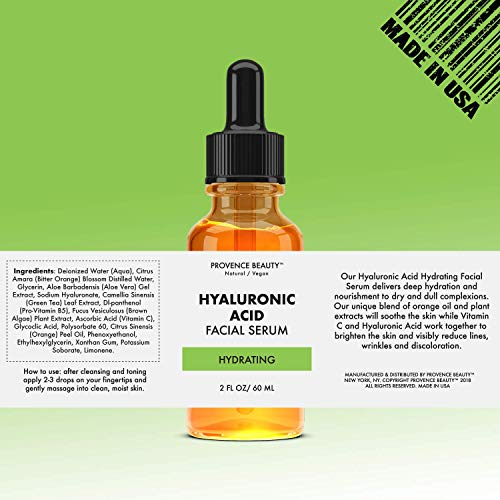 Provence Beauty Face Serum Hydration and Exfoliating Serum 2 OZ