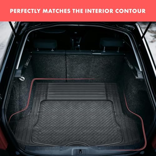 NEOROSVIKA Tapete para Cajuela, Tapete de Carga Resistente para Todo Tipo de Clima, Tapetes de Carga Resistente para Todo Tipo de Clima, Tapetes Cajuela para Coche (Tapete para Cajuela, 138 * 110CM)