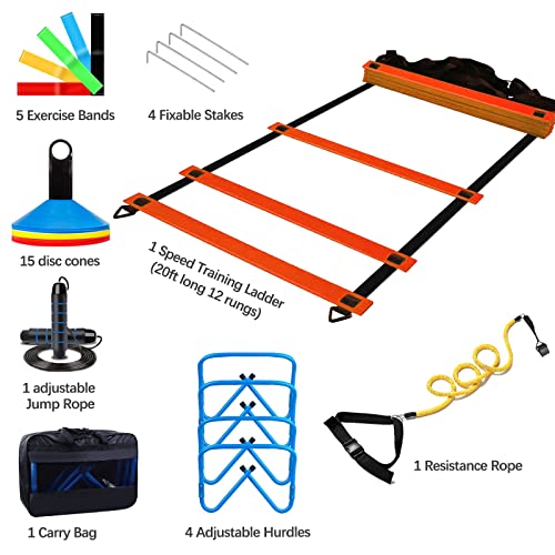 Haootadiy Soccer Agility Training Equipment Football Training